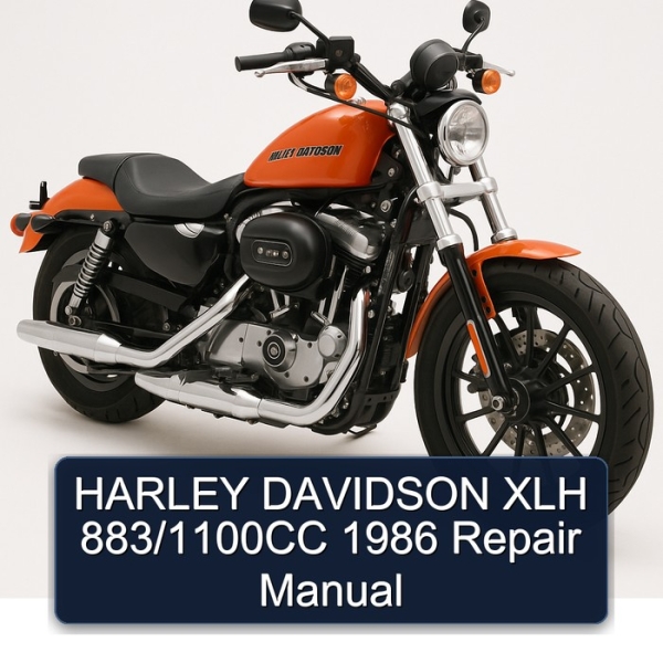 HARLEY DAVIDSON XLH 883/1100CC 1986 Repair Manual