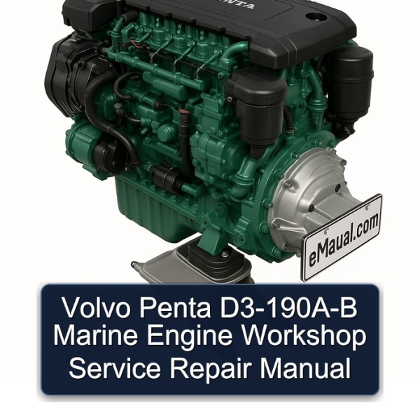 Volvo Penta D3-190A-B Marine Engine Workshop Service Repair Manual