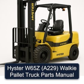 Hyster W65Z (A229) Walkie Pallet Truck Parts Manual