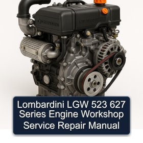Lombardini LGW 523 627 Series Engine Workshop Service Repair Manual