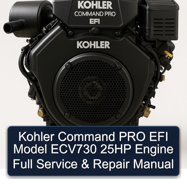 Kohler Command PRO EFI Model ECV730 25HP Engine Full Service & Repair Manual