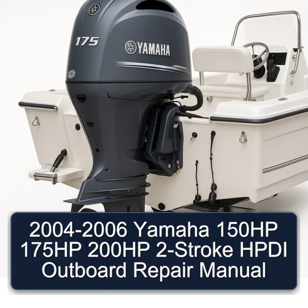 2004-2006 Yamaha 150HP 175HP 200HP 2-Stroke HPDI Outboard Repair Manual