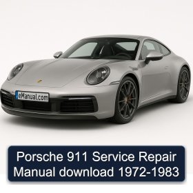 Porsche 911 Service Repair Manual download 1972-1983