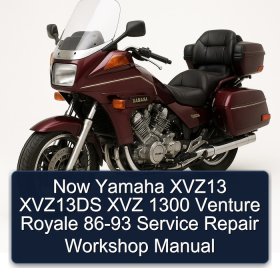 Now Yamaha XVZ13 XVZ13DS XVZ 1300 Venture Royale 86-93 Service Repair Workshop Manual