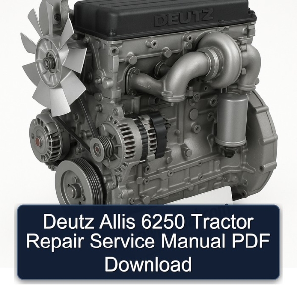 Deutz Allis 6250 Tractor Repair Service Manual PDF Download