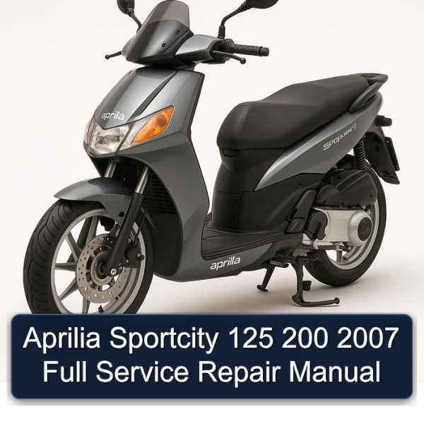Aprilia Sportcity 125 200 2007 Full Service Repair Manual