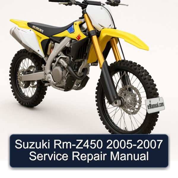 Suzuki Rm-Z450 2005-2007 Service Repair Manual