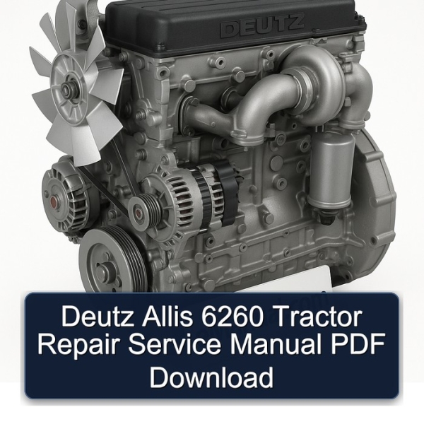 Deutz Allis 6260 Tractor Repair Service Manual PDF Download