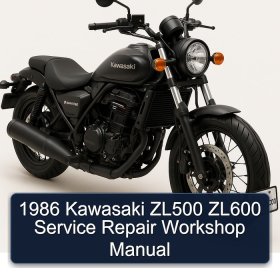1986 Kawasaki ZL500 ZL600 Service Repair Workshop Manual