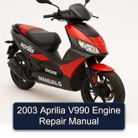 2003 Aprilia V990 Engine Repair Manual