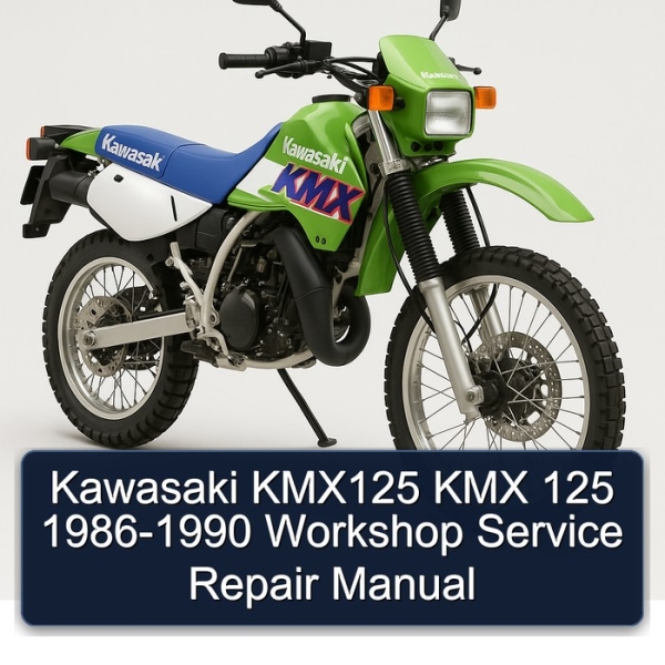 Kawasaki KMX125 KMX 125 1986-1990 Workshop Service Repair Manual