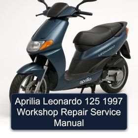 Aprilia Leonardo 125 1997 Workshop Repair Service Manual