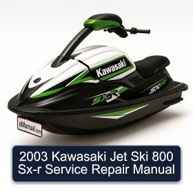 2003 Kawasaki Jet Ski 800 Sx-r Service Repair Manual