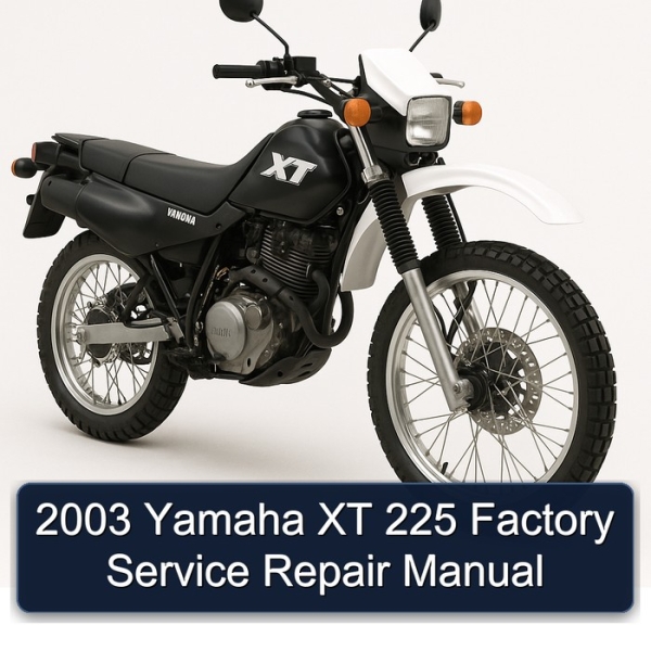 2003 Yamaha XT 225 Factory Service Repair Manual