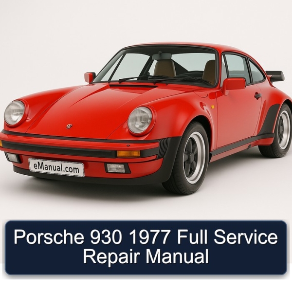Porsche 930 1977 Full Service Repair Manual