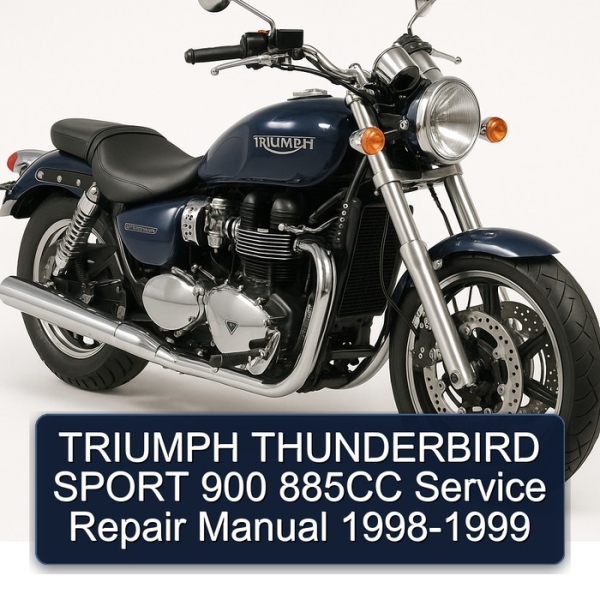 TRIUMPH THUNDERBIRD SPORT 900 885CC Service Repair Manual 1998-1999