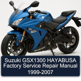 Suzuki GSX1300 HAYABUSA Factory Service Repair Manual 1999-2007