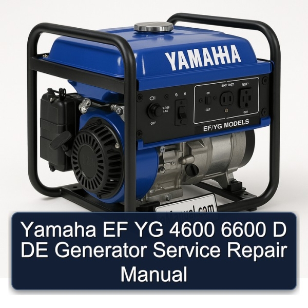 Yamaha EF YG 4600 6600 D DE Generator Service Repair Manual