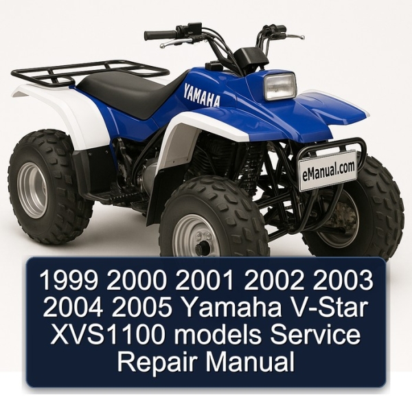 1999 2000 2001 2002 2003 2004 2005 Yamaha V-Star XVS1100 models Service Repair Manual