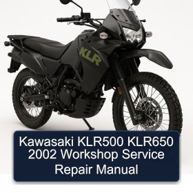 Kawasaki KLR500 KLR650 2002 Workshop Service Repair Manual