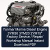 Yanmar Marine Diesel Engine 3YM30 3YM20 2YM15* Factory Service / Repair/ Workshop Manual Instant Download PDF