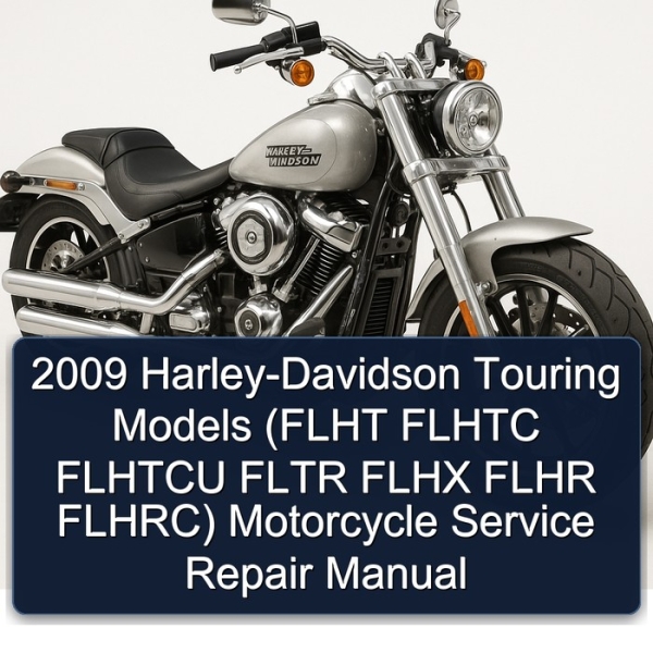 2009 Harley-Davidson Touring Models (FLHT FLHTC FLHTCU FLTR FLHX FLHR FLHRC) Motorcycle Service Repair Manual
