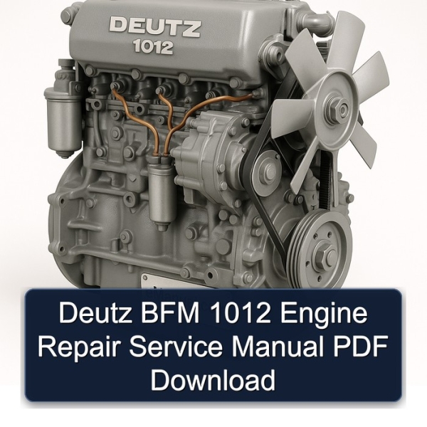Deutz BFM 1012 Engine Repair Service Manual PDF Download