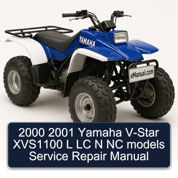 2000 2001 Yamaha V-Star XVS1100 L LC N NC models Service Repair Manual