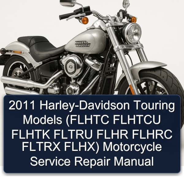 2011 Harley-Davidson Touring Models (FLHTC FLHTCU FLHTK FLTRU FLHR FLHRC FLTRX FLHX) Motorcycle Service Repair Manual