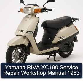Yamaha RIVA XC180 Service Repair Workshop Manual 1983