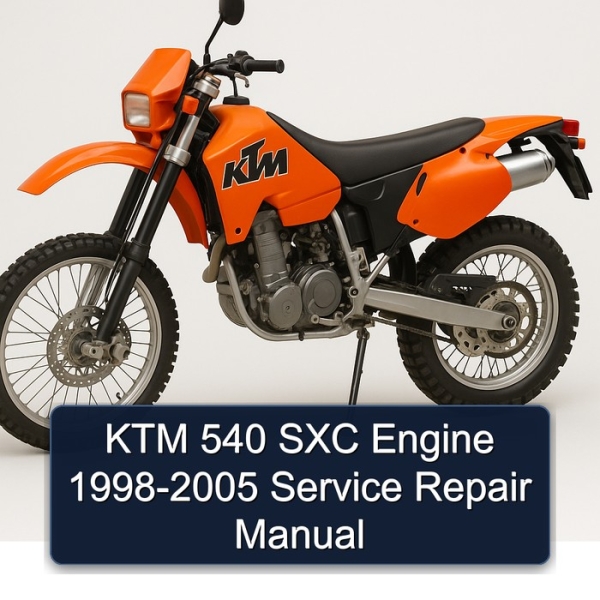 KTM 540 SXC Engine 1998-2005 Service Repair Manual