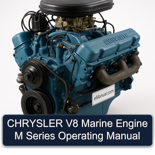 CHRYSLER V8 Marine Engine M Series Operating Manual