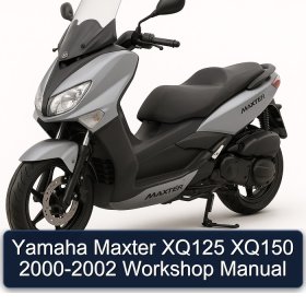 Yamaha Maxter XQ125 XQ150 2000-2002 Workshop Manual