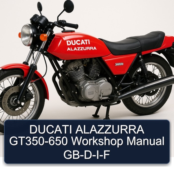 DUCATI ALAZZURRA GT350-650 Workshop Manual GB-D-I-F