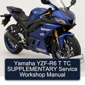Yamaha YZF-R6 T TC SUPPLEMENTARY Service Workshop Manual
