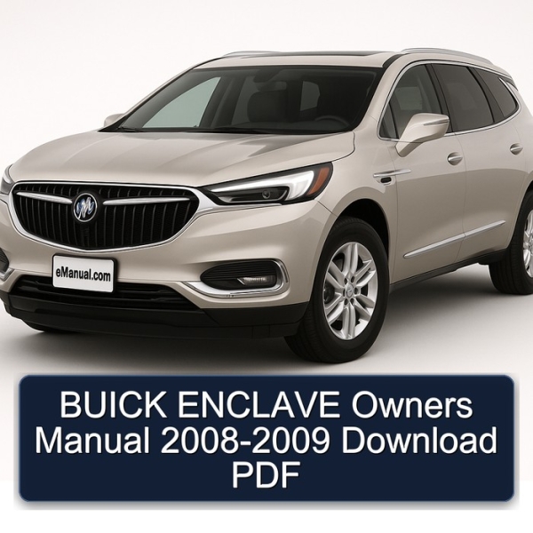 BUICK ENCLAVE Owners Manual 2008-2009 Download PDF