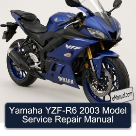 Yamaha YZF-R6 2003 Model Service Repair Manual