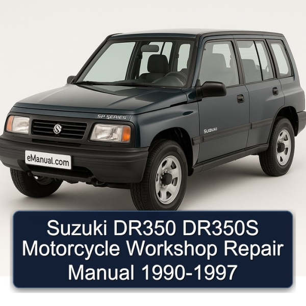 Suzuki DR350 DR350S Motorcycle Workshop Repair Manual 1990-1997