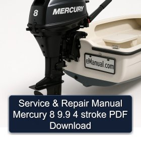 Service & Repair Manual Mercury 8 9.9 4 stroke PDF Download