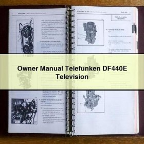 Owner Manual Telefunken DF440E Television