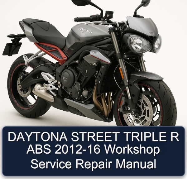 DAYTONA STREET TRIPLE R ABS 2012-16 Workshop Service Repair Manual