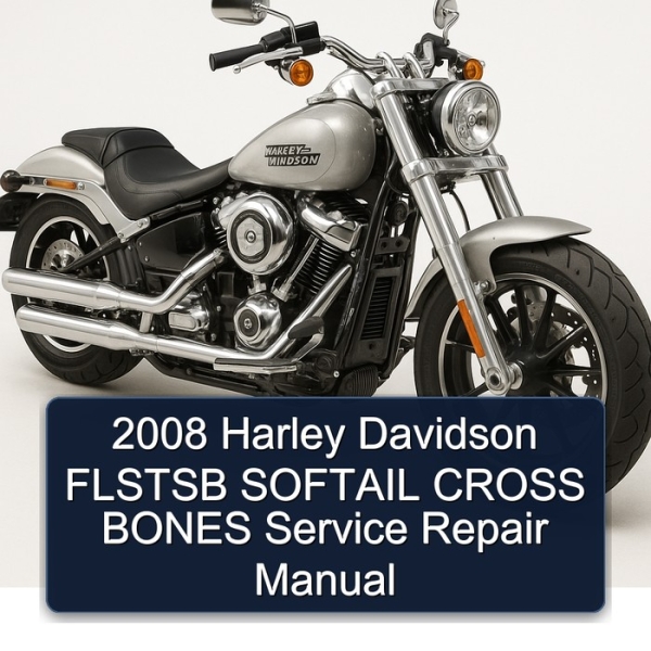 2008 Harley Davidson FLSTSB SOFTAIL CROSS BONES Service Repair Manual