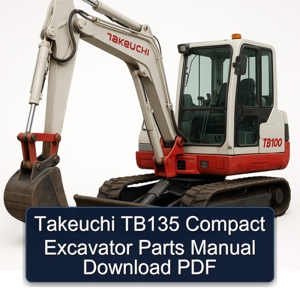 Takeuchi TB135 Compact Excavator Parts Manual Download PDF