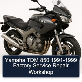 Yamaha TDM 850 1991-1999 Factory Service Repair Workshop