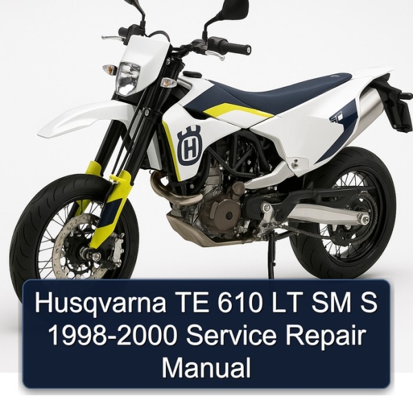 Husqvarna TE 610 LT SM S 1998-2000 Service Repair Manual