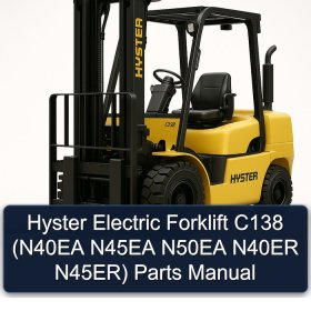 Hyster Electric Forklift C138 (N40EA N45EA N50EA N40ER N45ER) Parts Manual