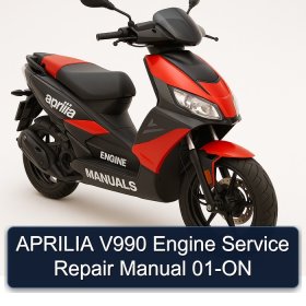 APRILIA V990 Engine Service Repair Manual 01-ON