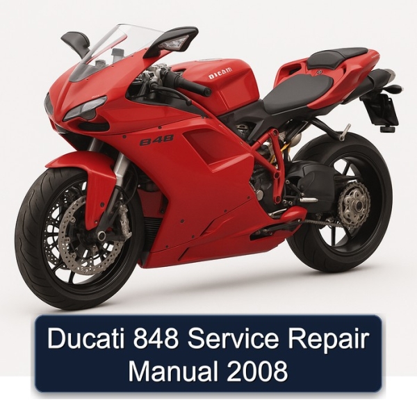 Ducati 848 Service Repair Manual 2008