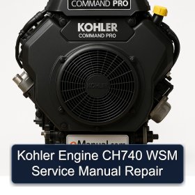 Kohler Engine CH740 WSM Service Manual Repair