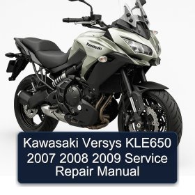 Kawasaki Versys KLE650 2007 2008 2009 Service Repair Manual